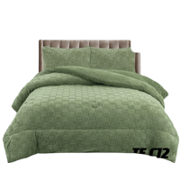 Tecnocasa - Plumón De Invierno Texturizado Diseño Cuadros Con Chiporro