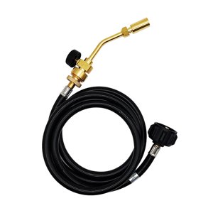 Magideal - Antorcha De Propano Quemador De Gas Para Plomería Antorcha De Mano Manguera De Gas Propano Licuado Con Válvulas Reguladoras Antorcha De Soldadura Sopl