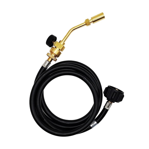 Antorcha de propano Quemador de gas para plomería Antorcha de mano Manguera de gas propano licuado con válvulas reguladoras Antorcha de soldadura Sopl
