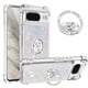 thumbnail image 1 of Funda Para Google Pixel 8 Con Brillo Líquido, Protección Completa Y Soporte De Anillo Giratorio, 1 of 4