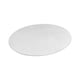thumbnail image 5 of Mantel Redondo Portátil Con Respaldo De Franela, Lavable, Antideslizante, Cubierta Para Mesa De Picnic, 48 Pulgadas, Color Blanco, 5 of 5