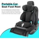 thumbnail image 3 of Reposapiés Arejonner para Asiento de Coche con Soporte para Piernas, Cuero Negro, 3 of 7