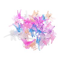 Magideal - 30 Clips De Soporte Para Plantas De Jardín, Bonitos Clips De Mariposa Para , Clips De Flores Para De Jardín, Plantas De Enrejado,