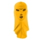 thumbnail image 3 of Gorro De Natación Cara Completa Protección Solar UV Máscara De Buceo Cabeza Cubierta De Cuello Amarillo, 3 of 3