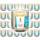 thumbnail image 1 of Vaso de vidrio Yahrzeit Memorial Candle, 24 horas, 26 horas de combustión (paquete de 12), 1 of 2