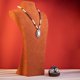thumbnail image 5 of Set de joyas Montana West Rustic Couture para mujer, color turquesa, 5 of 6