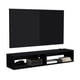 thumbnail image 3 of Rack Flotante Tv 70" R-150 Negro, 3 of 8