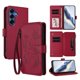 thumbnail image 1 of Funda Cartera Mariposa para [Samsung Galaxy S26 Plus] con Soporte y Cremallera Rojo, 1 of 6