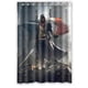 thumbnail image 1 of Cortina de ducha con diseño de héroe de Assassin's Creed, juego de cortinas de baño con ganchos, tamaño 48 x 72 pulgadas, 1 of 3