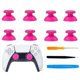 thumbnail image 1 of CTHTBZ 8 piezas agarres de pulgar rosa para controlador PS5, 1 of 5