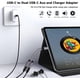 thumbnail image 3 of Divisor USB C Adaptador de auriculares y cargador USB C Adaptador de audio y cargador USB C dual Compatible con la serie iPhone 15 Pixel 2 XL/3XL/4XL/5 Galaxy S20/S20+/S21 Note 10/Note 20/ No compatib, 3 of 7