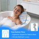 thumbnail image 3 of Almohada de Baño outtip de Forma Pétalo, Blanca y Lavable, 3 of 9