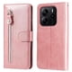 thumbnail image 3 of Funda con Cremallera para Xiaomi Redmi Noe 14 4G, Carcasa Cartera de Cuero PU con Soporte y Tarjetero, 3 of 5