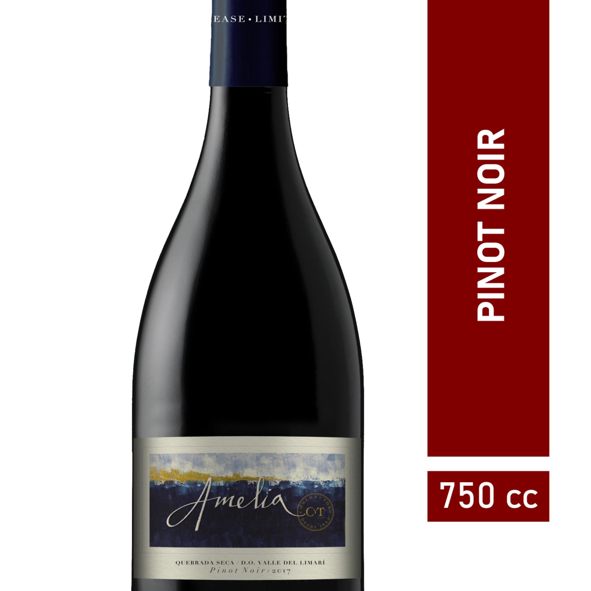 Vino Tinto Pinot Noir 13.5° Botella 750 ml Amelia