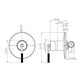 thumbnail image 4 of Monomando Ducha Empotrado Amalfi Cromo, 4 of 4