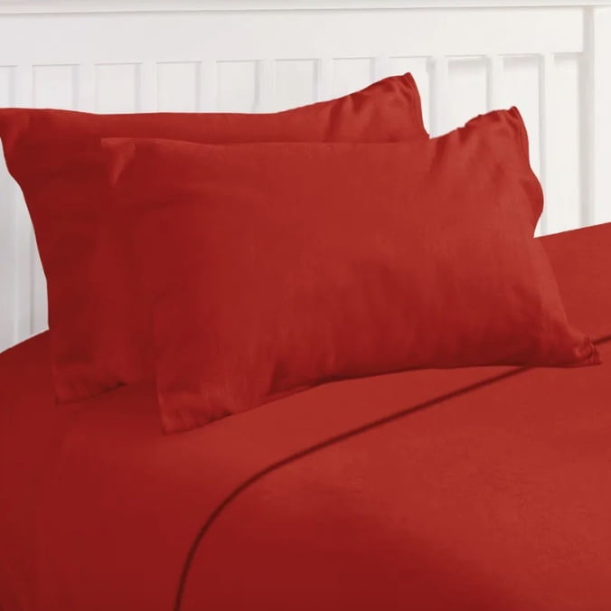 Riqui - Sábana De Polar 2 Plazas Rojo