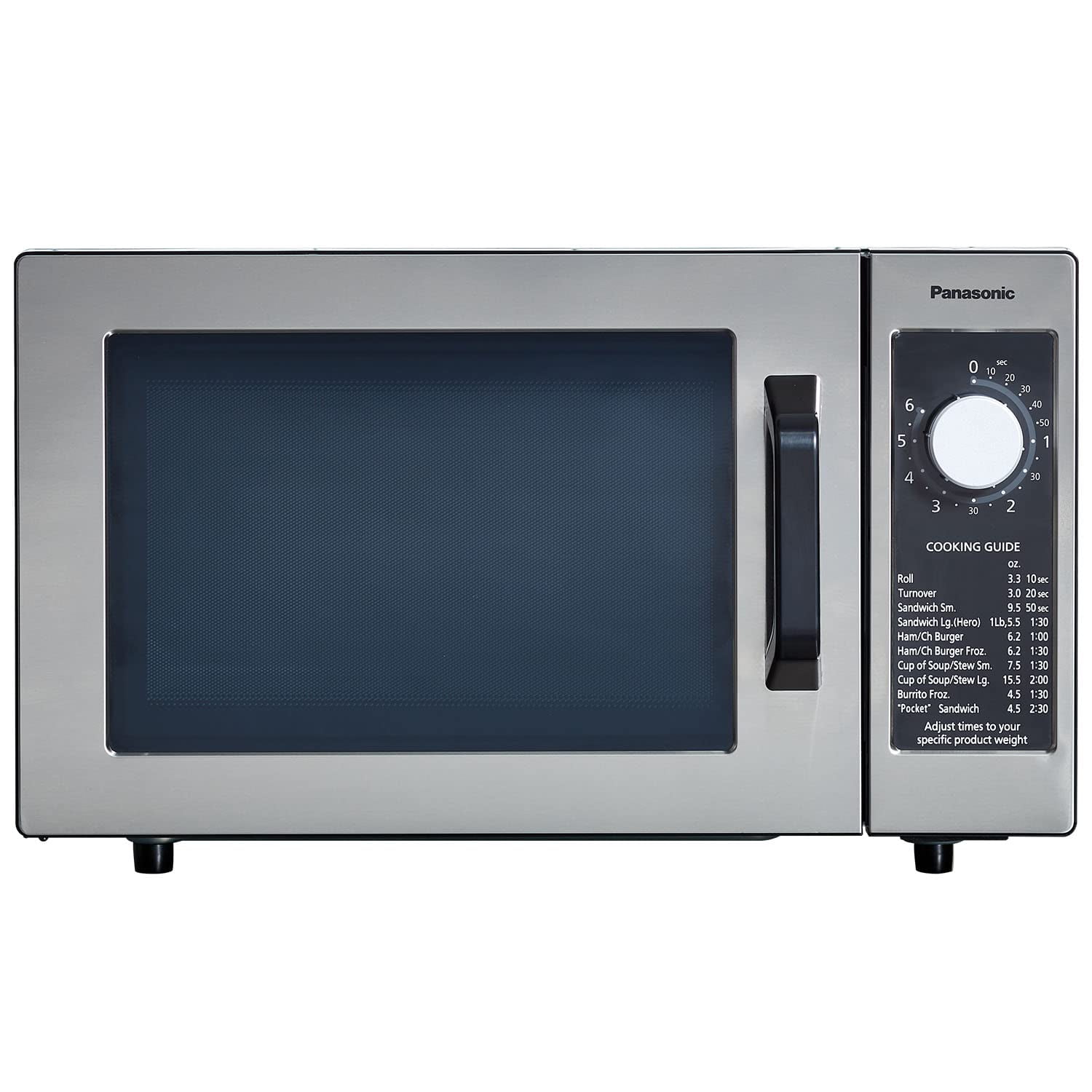 Horno Microondas Panasonic Ne-1025f 0.8 Pies Cúbicos 1000 W Plateado