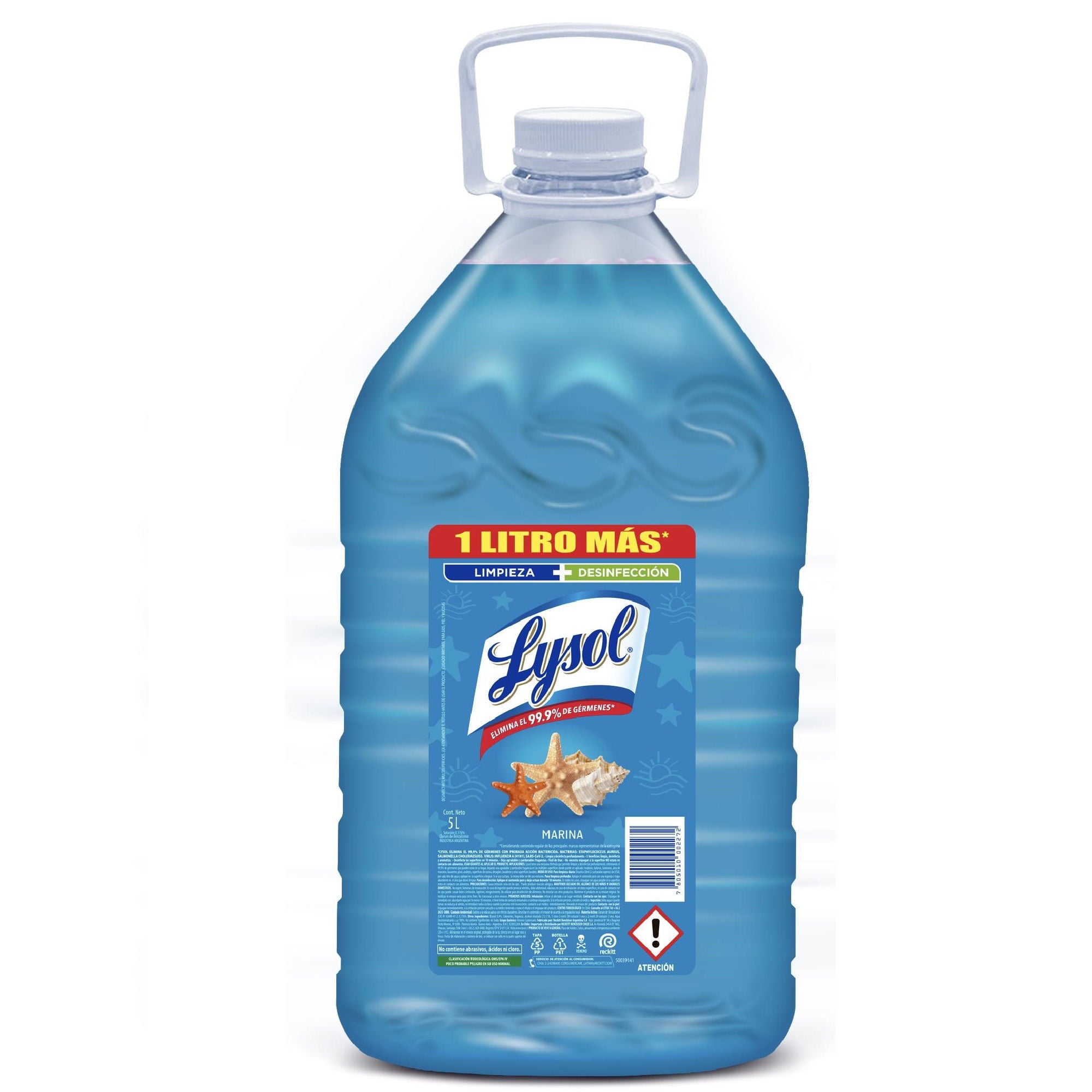 Lysol - Limpiador Líquido Desinfectante Marina