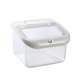thumbnail image 4 of Contenedor De Almacenamiento De Arroz, Tapa Sellada, Contenedor De Almacenamiento De Arroz Para Cocina, Hogar, Armario, Blanco, Pequeño, 4 of 5