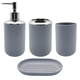 thumbnail image 1 of Juego de accesorios de baño WBJKZJD, 4 piezas, resina resistente a roturas, 1 of 7