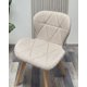 thumbnail image 2 of Pack 4 Sillas Para Comedor Aviador Radar Tapiz Lino Base Madera - Beige, 2 of 4