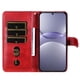 thumbnail image 5 of Funda con Cremallera para Huawei Nova 12, Carcasa Cartera de Cuero PU con Soporte y Tarjetero, 5 of 6