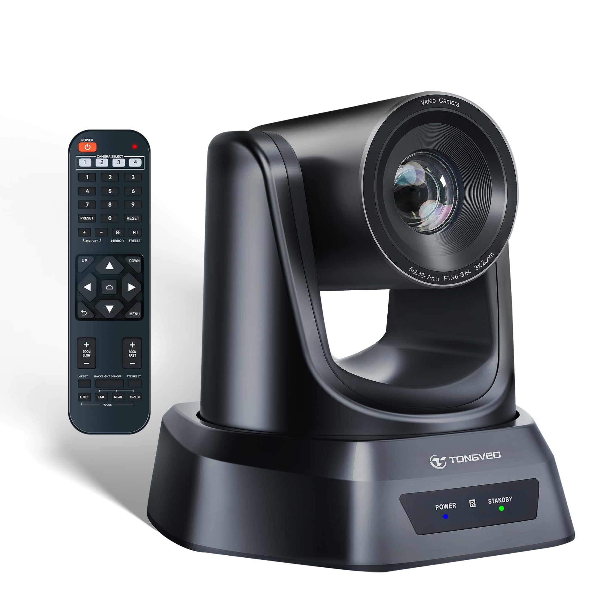 Cámara Ptz Tongveo 3x Zoom Óptico 1080p 60 Fps Hdmi Usb 3.0