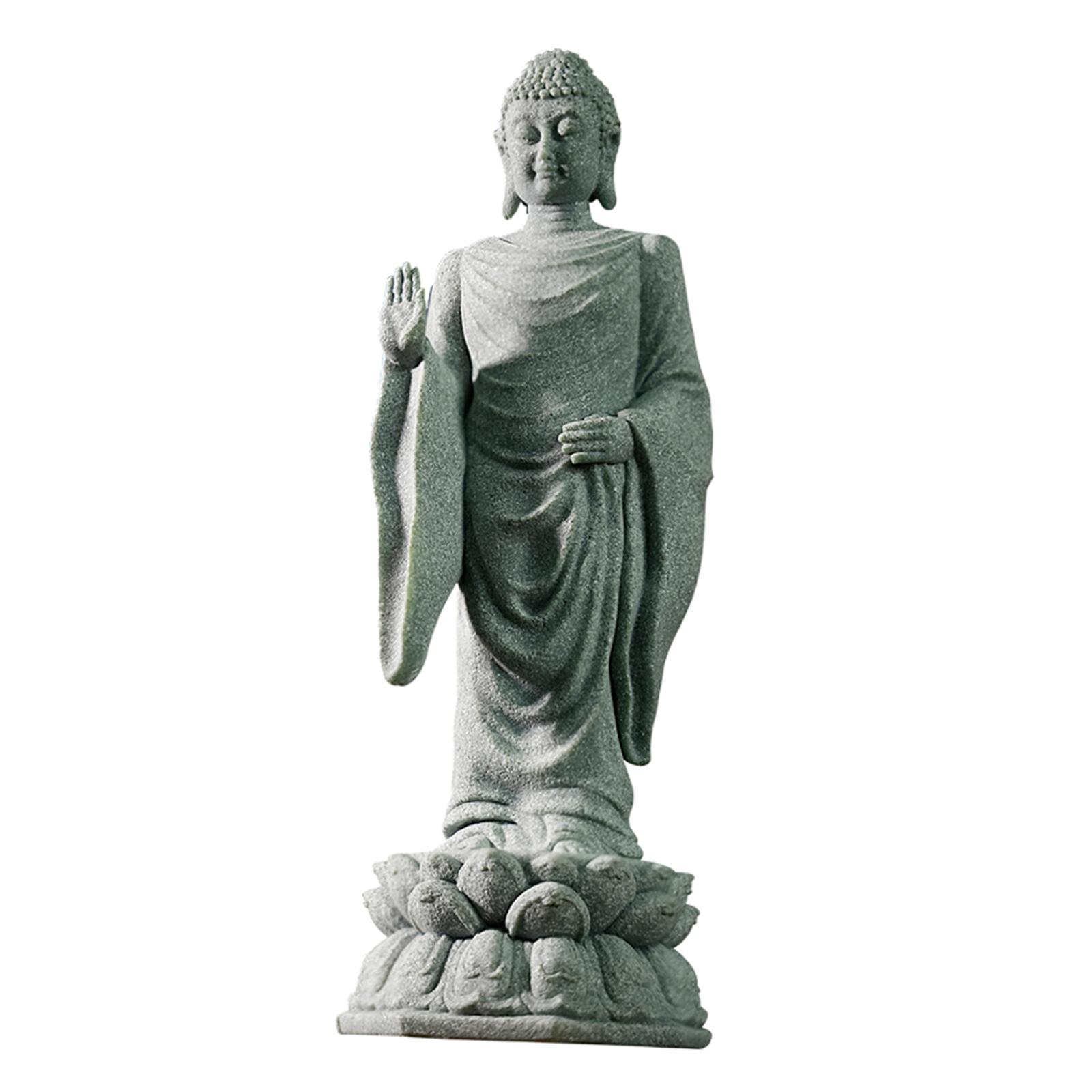 Magideal - Decoración De La Estatua De Buda De La Decoración De La Mesa Decoración De La Escultura China Ornament Para El Restaurante Chambre Library Boutique Ap Estilo B