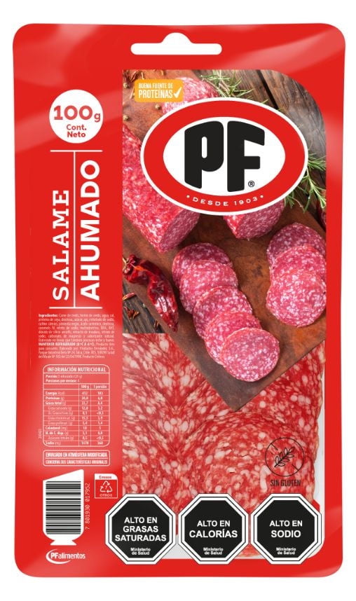 Salame Ahumado Sachet 100 g PF