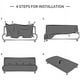 thumbnail image 3 of Funda de Futon Elasticado Burdeo, 3 of 3