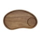 thumbnail image 5 of Bandeja De Madera Contra Organizador, Plato De Comida Moderno Para Magdalenas, Aperitivos, Postre, Forma De Anacardo, 5 of 5