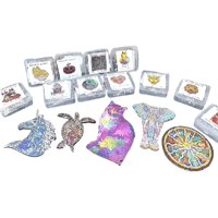 Genérico - Set 4 Puzzle Rompecabeza Madera Juguete Educativo Niños Lau