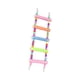 thumbnail image 4 of Escalera De Madera, Jaula Para Pájaros, Soporte De Madera, Juguete Masticable Para Loros Para Canarios, Suministros Para Mascotas, Cinco Nudos Esmerilados, 4 of 5