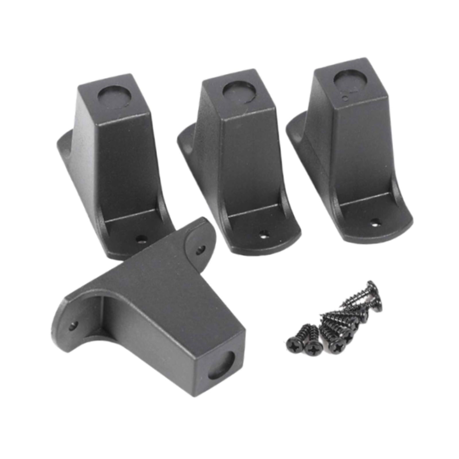 Magideal - 4 Piezas De Pies De Repuesto Para Bolsa De Lona Con Ruedas, Resistentes, De Fácil Instalación, Para Maletas Verticales, Para Altavoces Con Ruedas. 55 Mm De Altura