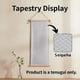 thumbnail image 5 of Toalla Tenugui ZEN GIFT ENTERPRISE 88 × 33 cm Azul Marino/Blanco, 5 of 9