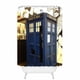 thumbnail image 1 of Cortina de ducha de Doctor Who Tardis, juego de cortina de baño con ganchos, tamaño 60 x 72 pulgadas, 1 of 3