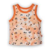 Polera Bebe Niño Naranjo Pillin