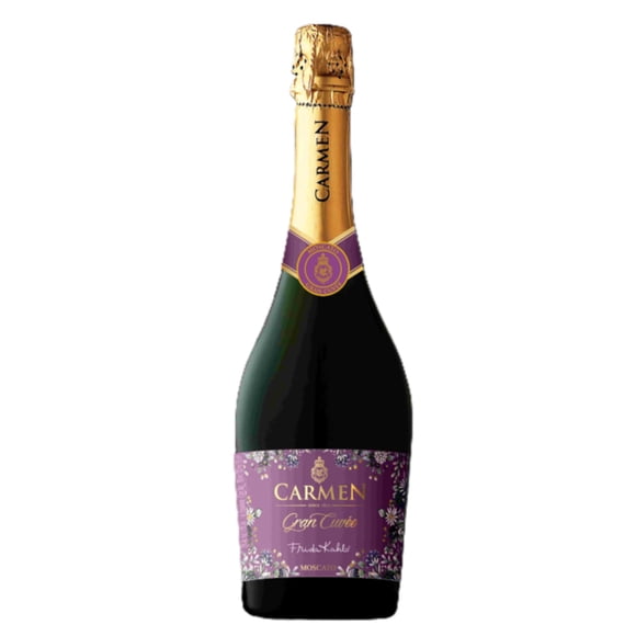 Vino Espumoso Carmen Moscato Frida Kahlo, 750 cc