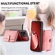 thumbnail image 2 of Funda Tipo Cartera con Correa Cruzada para iPhone 15 Pro Protección Contra Golpes Rosa, 2 of 5