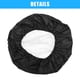 thumbnail image 4 of REGALWOVEN Funda de Repuesto Universal de Poliéster 190T para Jeep Remolque RV SUV Camión Rueda Negro-17 Pulgadas, 4 of 6