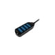 thumbnail image 2 of Alargador Extension 4 Entradas 5mts Negro, 2 of 7