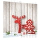 thumbnail image 3 of 2x persianas de cortinas de puerta de ventana con temática de Navidad para la decoración de Navidad 6 #, 3 of 3