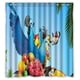 thumbnail image 1 of Cortina de ducha Rio, juego de cortinas de baño con ganchos, tamaño 66 x 72 pulgadas, 1 of 3