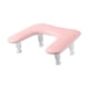 thumbnail image 1 of PU In Nail Hand Art Arte Nail Table Mesa de uñas Non -Sliding Tool o Living Room Tool en cuero en cuero para cuero para mujeres principiantes en uñas Rosa, 1 of 5