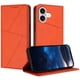thumbnail image 1 of Funda Cartera Magnética para iPhone 17 Protección Antichoque con Ranuras Naranja, 1 of 6