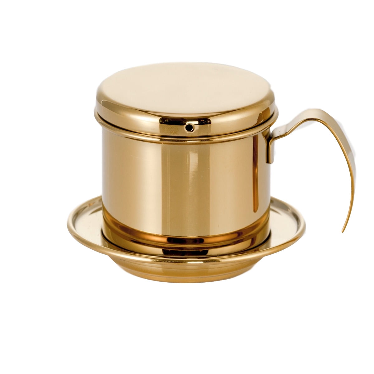 Xusx111 - Copa De Filtro De Café De Acero Inoxidable Cafetera De Goteo De Café Vietnamita (oro / Oro Rosa)