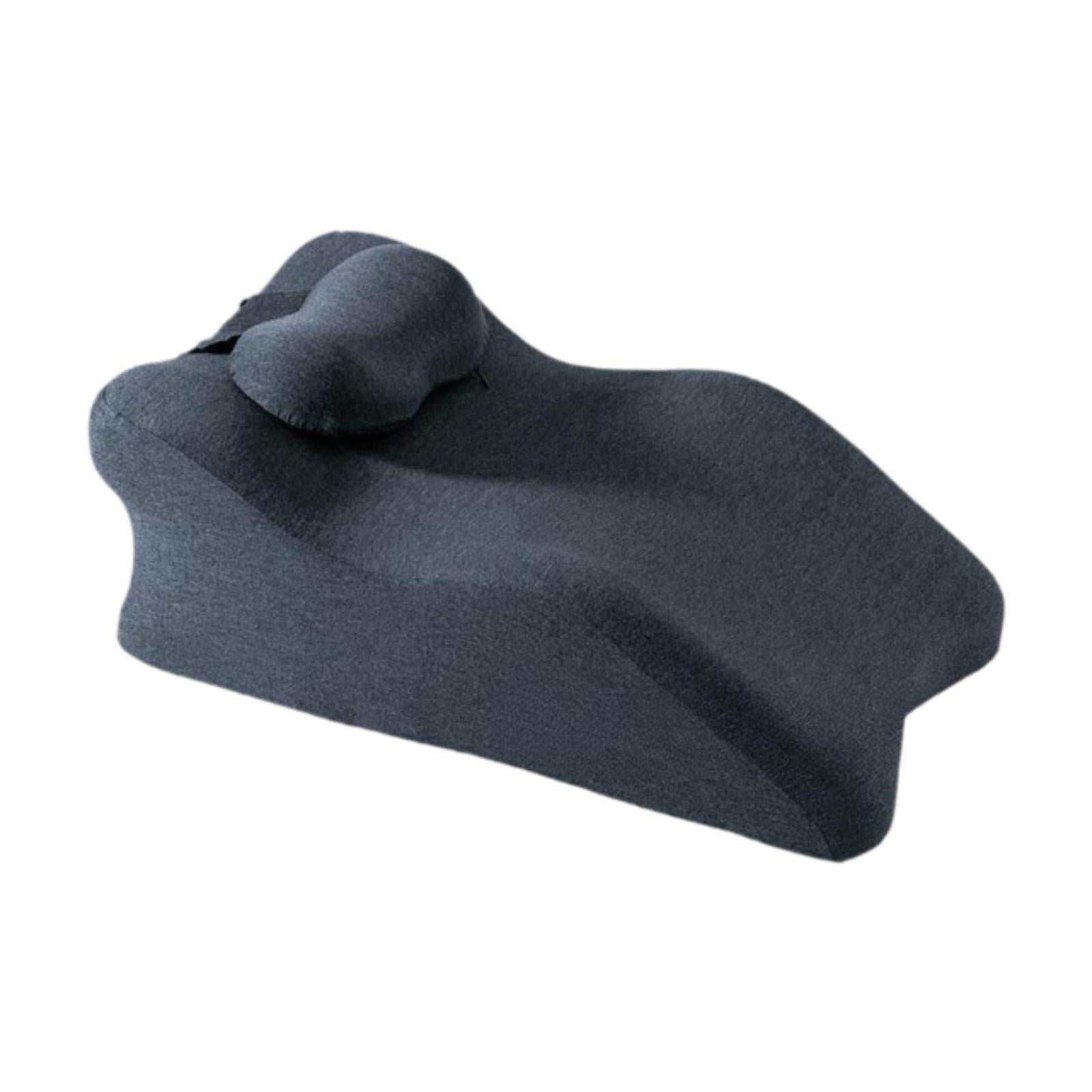 Magideal - Cojín De Apoyo Para Piernas, Cómodo Cojín De Cuña Para Cama Portátil, Almohada De Elevación De Piernas, Almohada De Espuma Viscoelástica, Cojín Para Negro