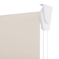 Bertex - Cortina Roller Blackout Beige, Alto Ajustable Máximo De 170 Cm X Ancho A Elección Para Sala, Living, Oficina O Dormitorio (150 Cm De Ancho X 170 Cm De Alto)