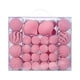 thumbnail image 5 of 48 Bolas Navideñas, Adornos Navideños, Bolas Colgantes, Adornos Irrompibles, Resistentes al Desgaste, Recubrimiento de PP Flocado, Ideales para Fiesta Rosa, 5 of 5