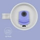 thumbnail image 2 of Vaso de viaje Owala de acero inoxidable, 1,2 L, morado claro, 40 oz, 2 of 3